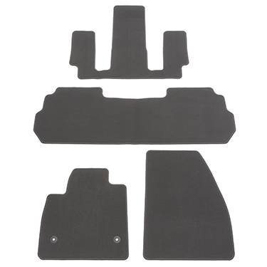 GM Accessories - GM Accessories 86773666 - First, Second And Third-Row Carpeted Floor Mats In Dark Titanium For Models With Second-Row Bench Seat [2022+ XT6]