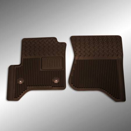 GM Accessories - GM Accessories 19302936 - Front Floor Mats In Cocoa