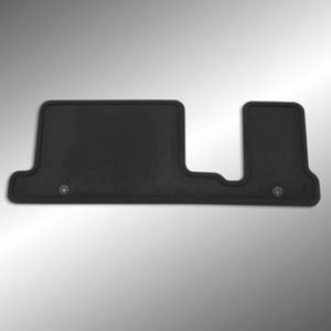 GM Accessories - GM Accessories 20908556 - Third-Row One-Piece Carpeted Floor Mat In Jet Black For Models With Second-Row Bench Seat