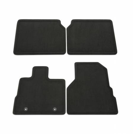 GM Accessories - GM Accessories 22783017 - Front And Rear Carpeted Floor Mats In Jet Black