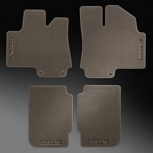 GM Accessories - GM Accessories 22808861 - Front And Rear Carpeted Floor Mats In Dune With Srx Logo