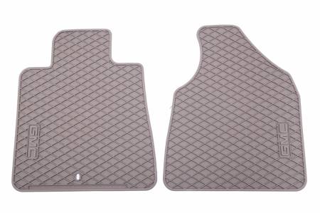 GM Accessories - GM Accessories 22890398 - First-Row Premium All-Weather Floor Mats In Dune With GMC Logo