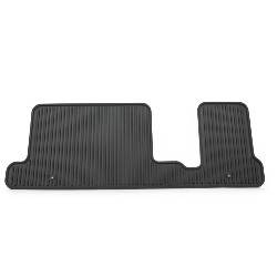 GM Accessories - GM Accessories 22890491 - Third-Row One-Piece Premium All-Weather Floor Mat In Titanium (For Models With Second-Row Bench Seat)