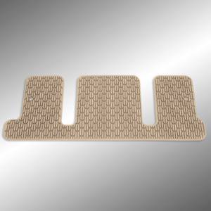 GM Accessories - GM Accessories 22890528 - Third-Row One-Piece Premium All-Weather Floor Mat In Titanium (For Models With Second-Row Captain's Chairs)