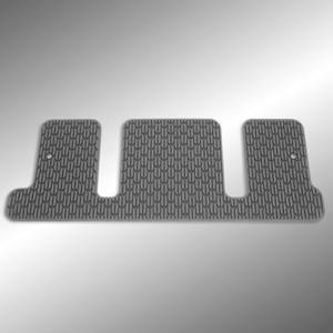 GM Accessories - GM Accessories 22890531 - Third-Row One-Piece Premium All-Weather Floor Mat In Titanium (For Models With Second-Row Captain's Chairs)