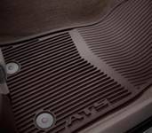 GM Accessories - GM Accessories 22927633 - First And Second-Row Premium All-Weather Floor Mats In Kona Brown With ATS Script [2014-19 ATS]