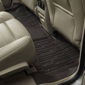 GM Accessories - GM Accessories 23356365 - Second-Row Interlocking Premium All-Weather Floor Liner In Cocoa [2017-19 Acadia]