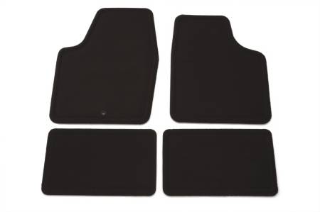 GM Accessories - GM Accessories 25795457 - Front And Rear Carpeted Floor Mats In Ebony