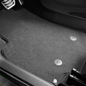 GM Accessories - GM Accessories 42609450 - Front And Rear Carpeted Replacement Floor Mats In Jet Black [2018-22 Spark]