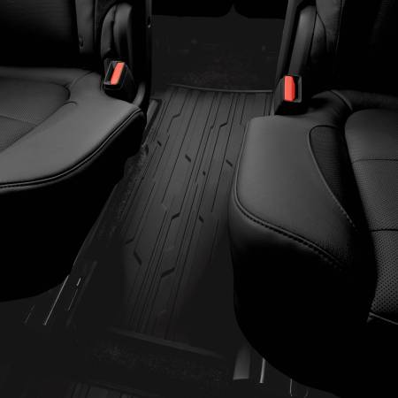 GM Accessories - GM Accessories 84042974 - Third-Row One-Piece Premium All-Weather Floor Mat In Jet Black [2018-23 Acadia]