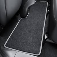 GM Accessories - GM Accessories 84150338 - Second-Row One-Piece Premium Carpeted Floor Mat In Jet Black With Brandy Binding