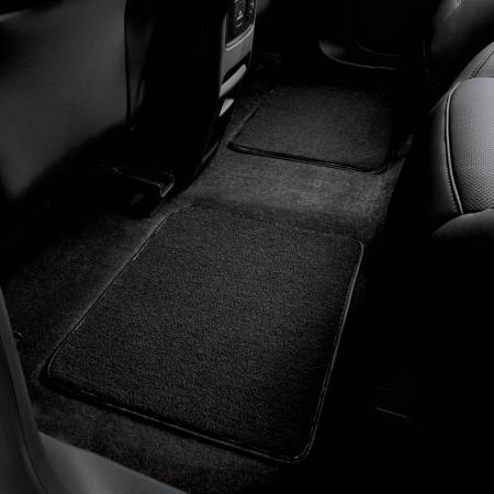 GM Accessories - GM Accessories 84153173 - Second-Row Premium Carpeted Floor Mats In Jet Black [2018-23 Acadia]