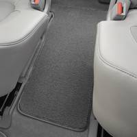 GM Accessories - GM Accessories 84153180 - Third-Row One-Piece Premium Carpeted Floor Mat In Dark Ash Gray For Models With Second-Row Captain's Chairs