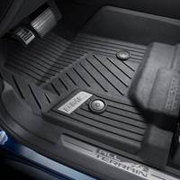 GM Accessories - GM Accessories 84185445 - Regular Cab First-Row Premium All-Weather Floor Liners In Jet Black With GMC Logo (For Models With Center Console And Manual 4Wd Floor Shifter)