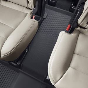 GM Accessories - GM Accessories 84220186 - Third-Row One-Piece Premium All-Weather Floor Liner In Jet Black (For Models With Second-Row Captain's Chairs) [2020+ XT6]
