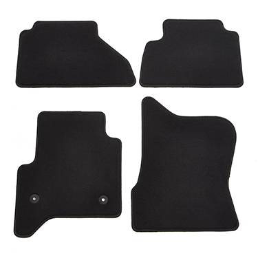 GM Accessories - GM Accessories 84553718 - Front And Rear Carpeted Floor Mats In Jet Black