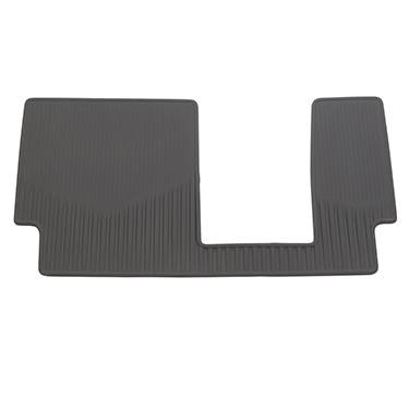 GM Accessories - GM Accessories 84605145 - Third-Row One-Piece Premium All-Weather Floor Mat In Dark Titanium (For Models With Second-Row Bench Seat)