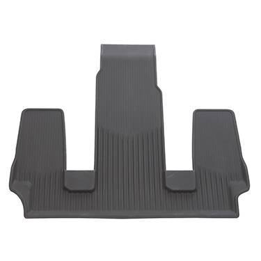 GM Accessories - GM Accessories 84605155 - Third-Row One-Piece Premium All-Weather Floor Liner In Dark Titanium (For Models With Second-Row Captain's Chairs)