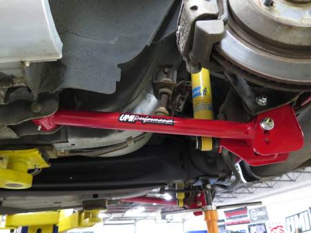 UMI Performance - UMI Performance 2012-R - 1982-2002 GM F-Body Lower Control Arm Relocation Brackets - Bolt-In - Red