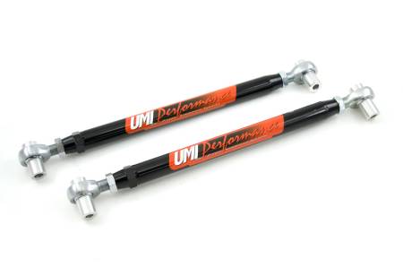 UMI Performance - UMI Performance 2017OF-B - 1978-1988 GM G-Body Adjustable Lower Control arms, Offset Bushings, Mild-Steel - Black