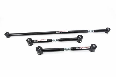 UMI Performance - UMI Performance 201829-B - 1982-2002 GM F-Body On-Car Adjustable Lower Control Arm & Panhard Bar Kit - Black