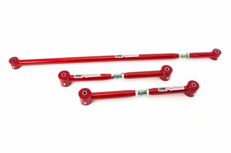 UMI Performance - UMI Performance 201829-R - 1982-2002 GM F-Body On-Car Adjustable Lower Control Arm & Panhard Bar Kit - Red