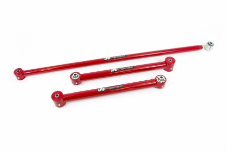 UMI Performance - UMI Performance 203336-R - 1982-2002 F-Body Lower Control Arms & Single Adjustable Panhard Bar Kit- w/ Roto-Joints - Red