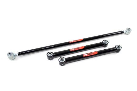 UMI Performance - UMI Performance 203438-B - 1982-2002 F-Body Non Adj. Lower Control Arms, Panhard Bar w/ Roto-Joints - Black