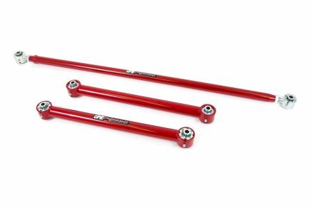 UMI Performance - UMI Performance 203438-R - 1982-2002 F-Body Non Adj. Lower Control Arms, Panhard Bar w/ Roto-Joints - Red