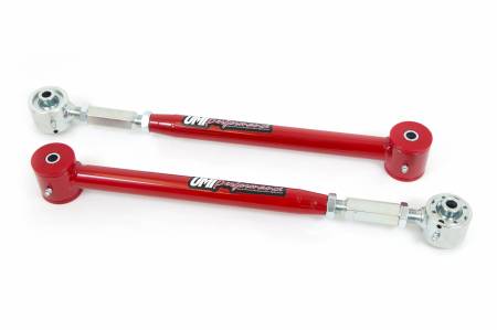 UMI Performance - UMI Performance 2039-R - 1982-2002 GM F-Body On-car Adjustable Control Armswith Poly/Roto-Joint, Mild-Steel - Red