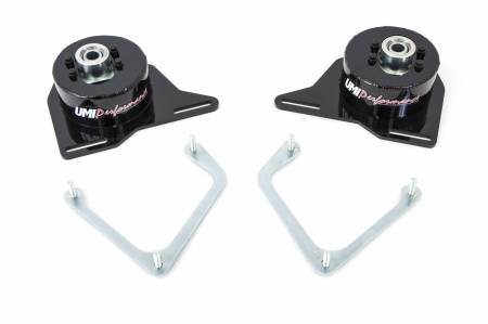 UMI Performance - UMI Performance 2040-B - 1982-1992 GM F-Body Spherical Caster/Camber Plates - Black