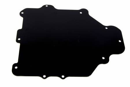 UMI Performance - UMI Performance 2114-B - 1993-2002 GM F-Body HVAC Delete Panel, Aluminum, Black