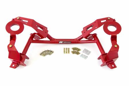 UMI Performance - UMI Performance 2401-R - 1982-1992 GM F-Body Tubular K-member, Coil Springs - Red