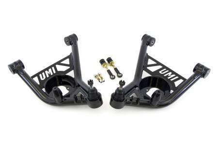 UMI Performance - UMI Performance 2651-B - 1970-1981 GM F-Body Front Lower A-arms, Polyurethane Bushings - Black