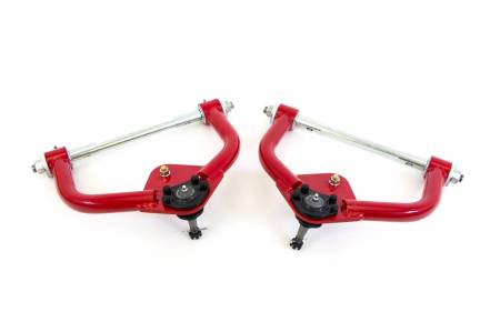 UMI Performance - UMI Performance 2653-1-R - 1970-1981 GM F-Body Upper A-arms, Front, Tall Ball Joints - Red