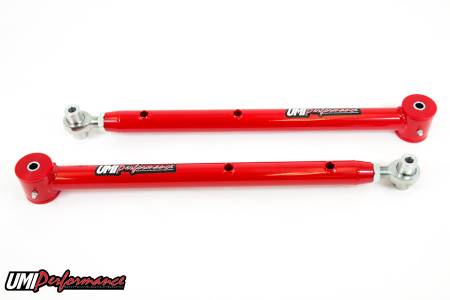 UMI Performance - UMI Performance 3014-R - 1978-1988 GM G-Body Tubular Single Adjustable Lower Control Arms - Red