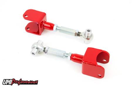 UMI Performance - UMI Performance 301517-R - 1978-1988 GM G-Body Lower Control Arm & Adjustable Upper Control Arm Kit - Red