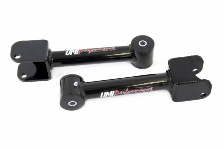 UMI Performance - UMI Performance 3016-B - 1978-1988 GM G-Body Tubular Non-Adjustable Upper Control Arms - Black