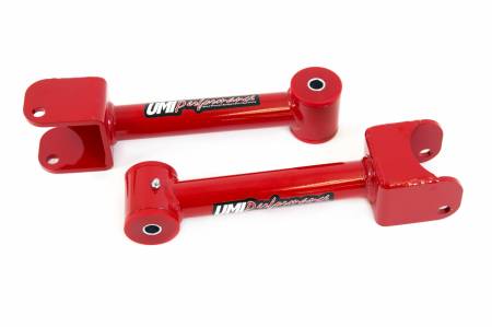 UMI Performance - UMI Performance 3016-R - 1978-1988 GM G-Body Tubular Non-Adjustable Upper Control Arms - Red