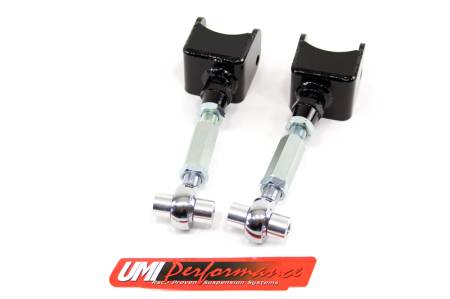 UMI Performance - UMI Performance 3019-B - 1978-1988 GM G-Body 12-Bolt Swap Adjustable Upper Control Arms - Black