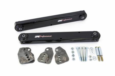 UMI Performance - UMI Performance 3020-B - 1978-1987 GM G-Body Rear Lift Bar Set-Up - Black