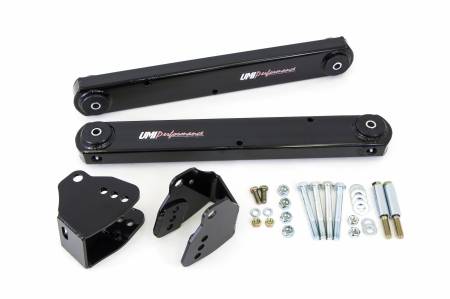 UMI Performance - UMI Performance 3022-B - 1978-1988 GM G-Body Rear Lift Bar Set, Bolt In - Black