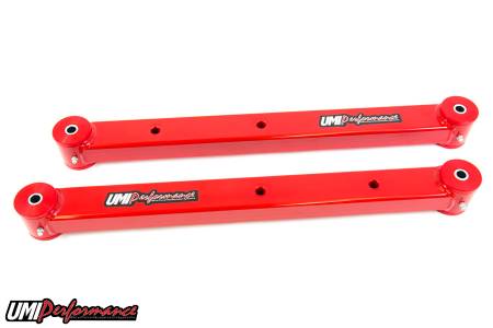 UMI Performance - UMI Performance 3024-R - 1978-1988 GM G-Body Rear Lower Control Arms, Boxed - Red