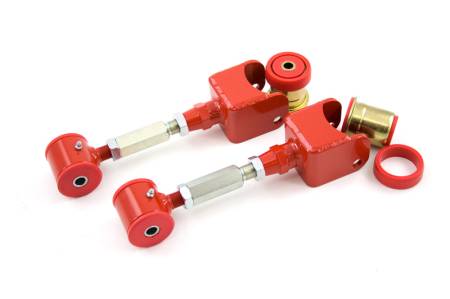 UMI Performance - UMI Performance 302500-R - 1978-1988 GM G-Body Adjustable Upper Control Armswith Poly Bushings + Bushings Kit - Red