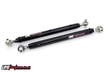 UMI Performance - UMI Performance 3027-B - 1978-1988 GM G-Body Double Adjustable Lower Control Arms with Rod Ends - Black