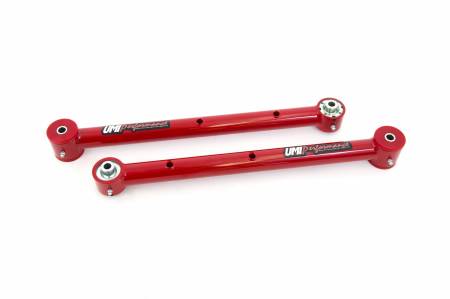 UMI Performance - UMI Performance 3038-R - 1978-1988 G-Body Lower Control Arms- Poly/Roto-Joint Combination - Red