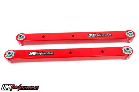 UMI Performance - UMI Performance 3042-R - 1978-1988 G-Body Boxed Lower Control Arms- w/ Dual Roto-Joints - Red