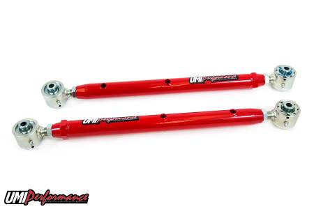 UMI Performance - UMI Performance 3043-R - 1978-1988 G-Body Double Adjustable Control Arms- w/ Roto-Joints - Red