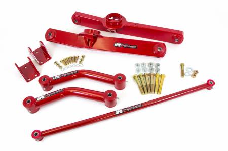 UMI Performance - UMI Performance 365002-R - 1959-1964 Chevrolet B-Body Rear Suspension Kit, 4-Link Vehicles - Red