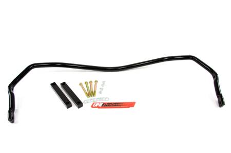 UMI Performance - UMI Performance 3665-B - 1965-1970 Chevy B-Body Solid 1" Rear Sway Bar - Black